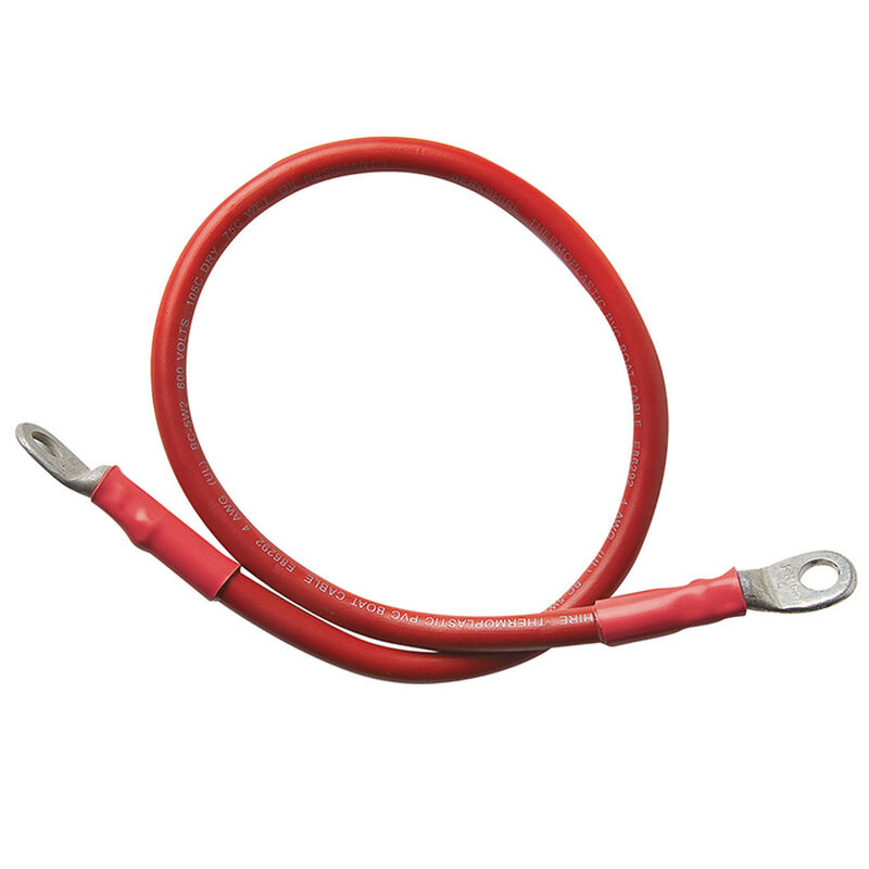 2-Gauge Red Battery Cable, 48" image number 1